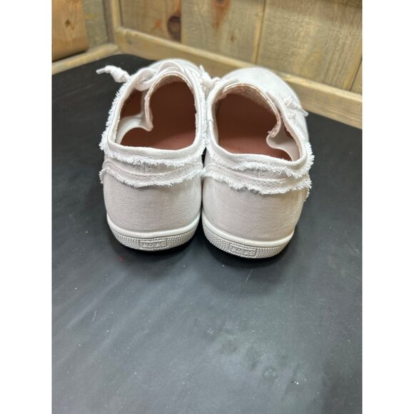 BOBS Womens B Cute Sneakers Wide Fit Canvas White 8W Wide - Picture 5 of 9